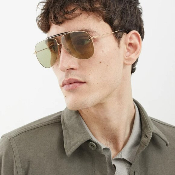 Tom Ford FT1018/S 08E BRADY BRAND NEW Sunglasses Shiny Anthracite Silver Unisex - Picture 5 of 13